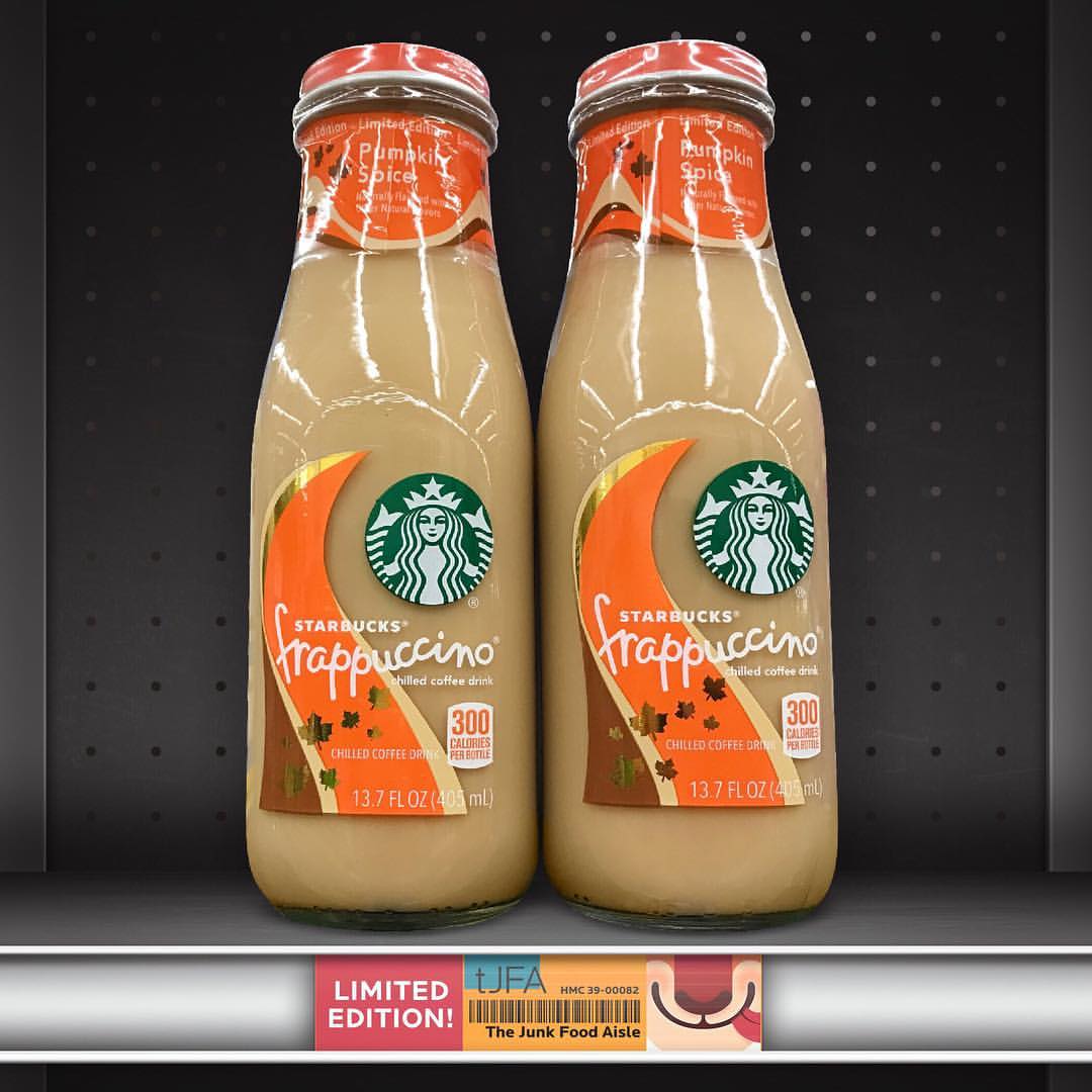 Starbucks Pumpkin Spice Frappuccino Chilled Coffee Drink The Junk
