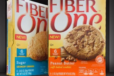 Fiber One Peanut Butter and Sugar Cookies