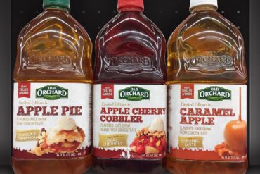 Old Orchard Apple Pie, Apple Cherry Cobbler, and Caramel Apple Juice