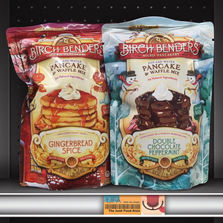 Birch Benders Gingerbread Spice and Double Chocolate Peppermint Pancake Mix
