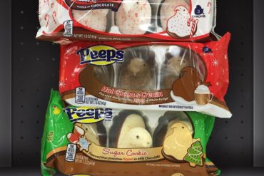 Peeps Candy Cane, Hot Cocoa & Cream, and Sugar Cookie