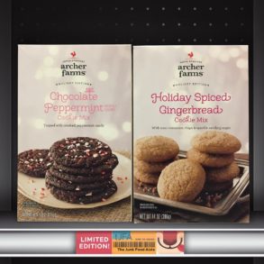 Archer Farms Chocolate Peppermint and Holiday Spiced Gingerbread Cookie Mix