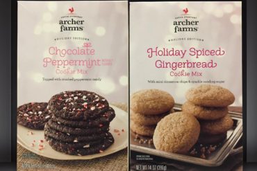 Archer Farms Chocolate Peppermint and Holiday Spiced Gingerbread Cookie Mix