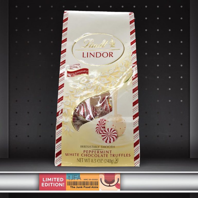 Lindt Lindor Peppermint White Chocolate Truffles