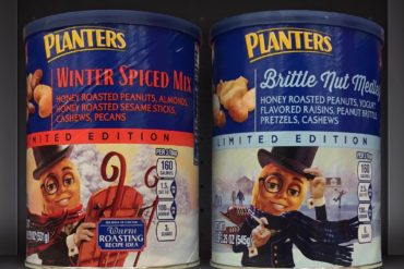 Planters Winter Spiced Mix and Brittle Nut Medley