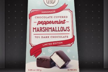 Theo Handmade Chocolate Covered Peppermint Marshmallows