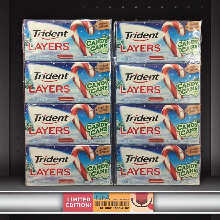 Trident Layers Candy Cane Gum