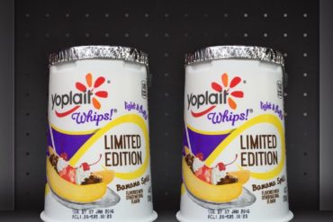 Yoplait Whips! Banana Split