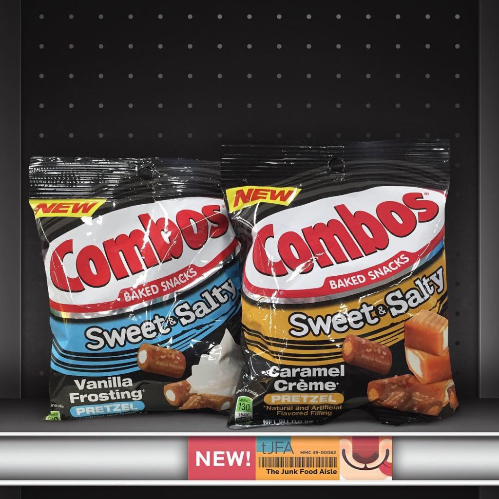 Combos Sweet & Salty Vanilla Frosting and Caramel Crème