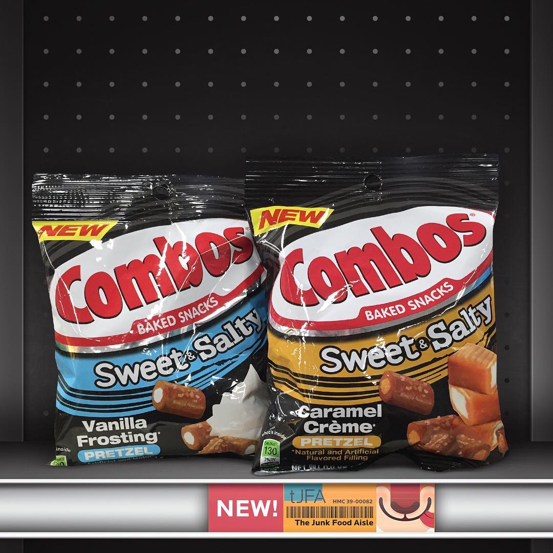 Combos Sweet & Salty Vanilla Frosting and Caramel Crème - The Junk Food  Aisle