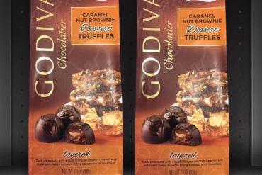 Godiva Caramel Nut Brownie Dessert Truffles