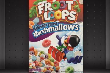 Kellogg's Froot Loops with Winter Blast Marshmallows