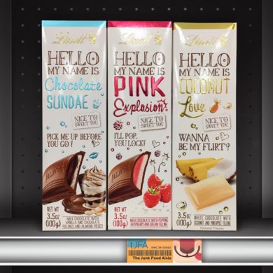 Lindt "Hello My Name Is" Filled Chocolate Bars