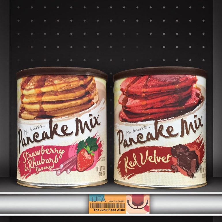 My Favorite Pancake Mix Strawberry & Rhubarb and Red Velvet
