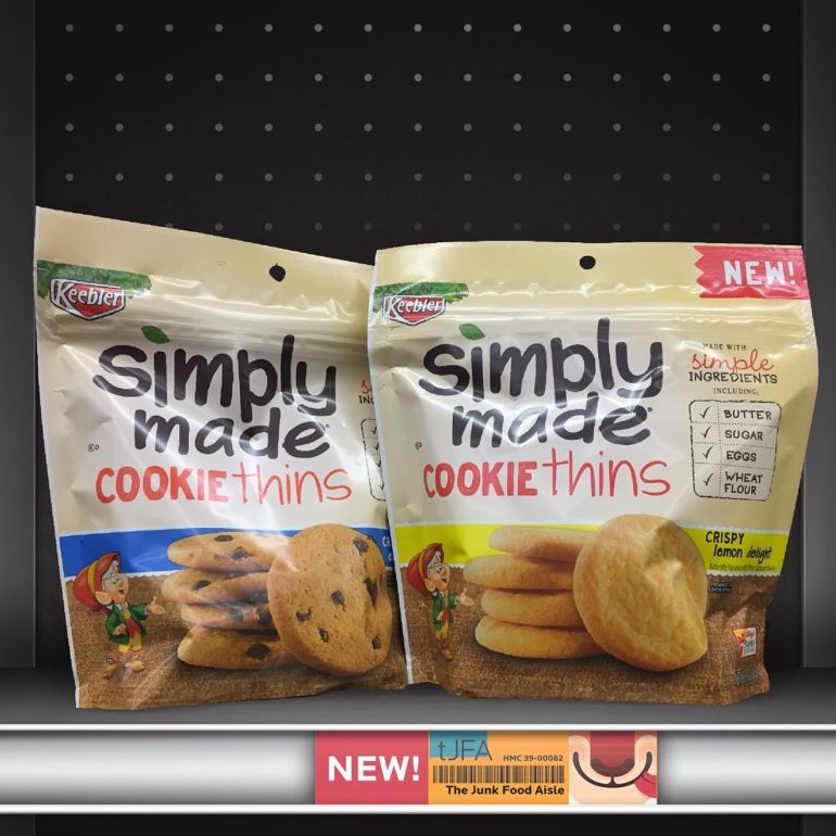 Keebler Simply Made Cookie Thins Crispy Chocolate Chip and Crispy Lemon Delight