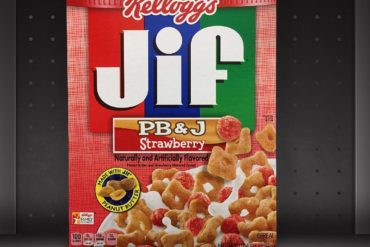 Kellogg's Jif PB&J Strawberry Cereal