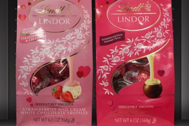 Lindt Lindor Strawberries & Cream and Milk & White Chocolate Truffles