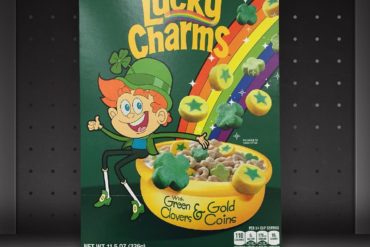 Lucky Charms with Green Clovers & Gold Coins