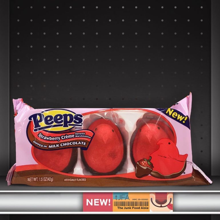 Strawberry Crème Dipped in Milk Chocolate Peeps