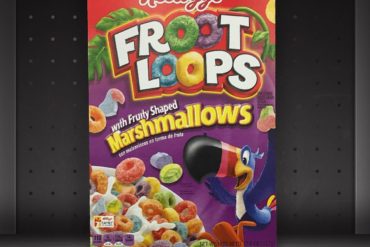Kellogg's Froot Loops with Fruity Shaped Marshmallows