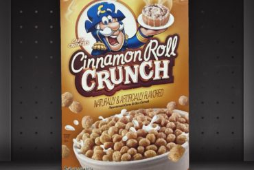 Cap'n Crunch's Cinnamon Roll Crunch Cereal