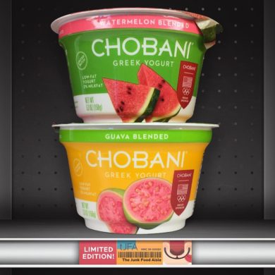 Chobani Watermelon and Guava Blended Greek Yogurts