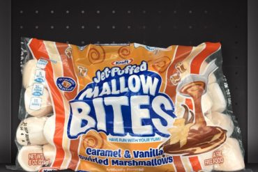 Kraft Jet-Puffed Mallow Bites Caramel & Vanilla Swirled Marshmallows