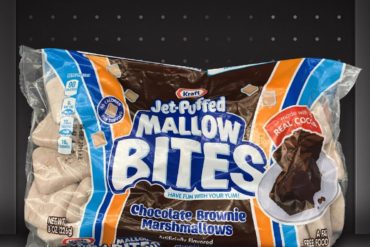 Kraft Jet-Puffed Mallow Bites Chocolate Brownie Marshmallows