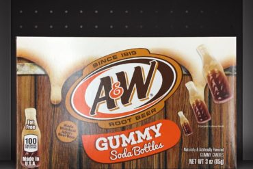 A&W Root Beer Gummy Soda Bottles