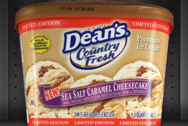 Dean’s Country Fresh Sea Salt Caramel Cheesecake Ice Cream