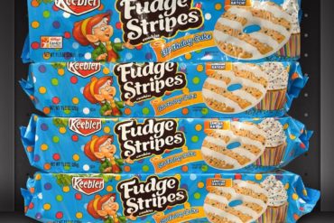 Keebler Birthday Cake Fudge Stripes Cookies