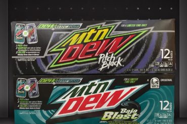 MTN DEW Pitch Black and Baja Blast