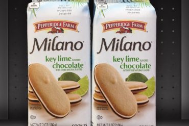 Pepperidge Farm Key Lime flavored Chocolate Milano Cookies