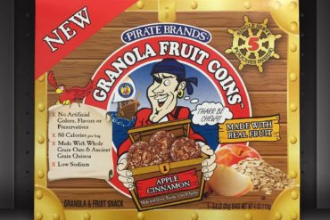 Pirate Brands Apple Cinnamon Granola Fruit Coins