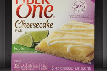 Fiber One Key Lime Cheesecake Bars