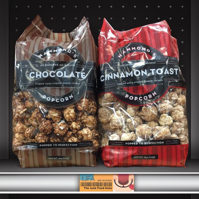 Hammond’s Chocolate and Cinnamon Toast Popcorn