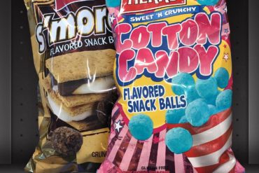 Herr’s Cotton Candy and S'more Flavored Snack Balls