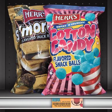 Herr’s Cotton Candy and S'more Flavored Snack Balls