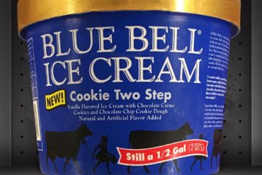 Blue Bell Cookie Two Step Ice Cream