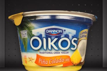 Dannon Oikos Piña Colada Greek Yogurt