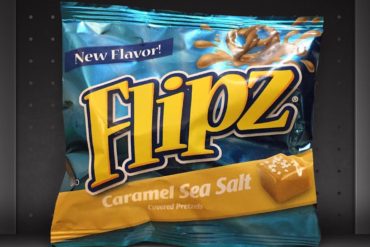 Flipz Caramel Sea Salt Covered Pretzels