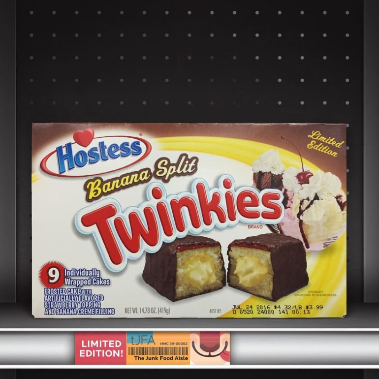 Hostess Banana Split Twinkies