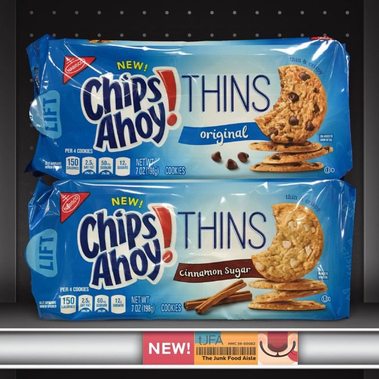 Original and Cinnamon Sugar Chips Ahoy! Thins