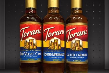 Torani Red Velvet Cake, Toasted Marshmallow, and Salted Caramel Flavoring Syrups