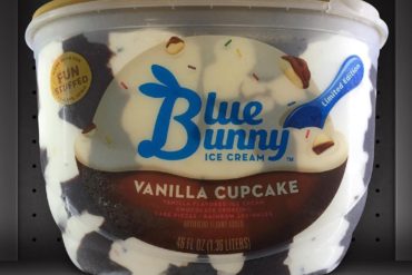 Vanilla Cupcake Blue Bunny Ice Cream