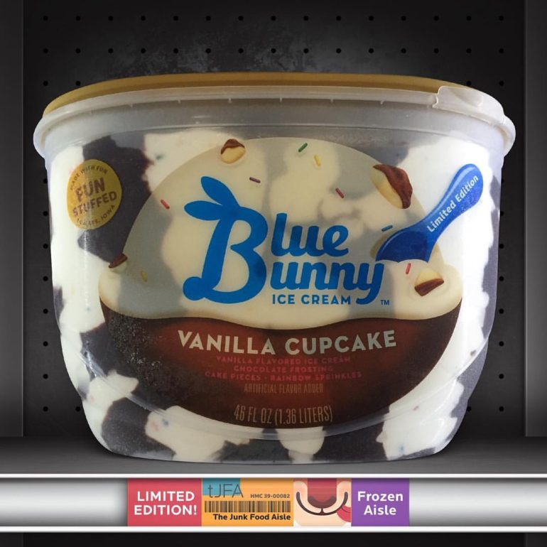 Vanilla Cupcake Blue Bunny Ice Cream