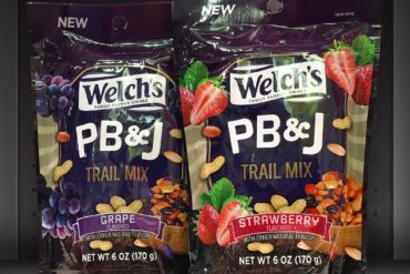 Welch’s Grape and Strawberry PB&J Trail Mixes