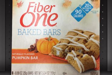 Pumpkin Fiber One Baked Bar