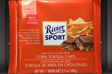 Ritter Sport Milk Chocolate with Corn Tortilla Chips