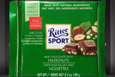 Ritter Sport Milk Chocolate with Hazelnuts